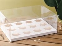 بوكس كب كيك شفافه