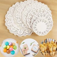 ورق الدانتيل دائري