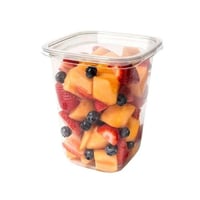 علب بلاستيك مربعه