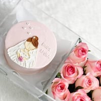 علب اكريلك للكيك الكوري