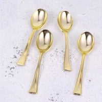 ملاعق ذهبيه صغيره