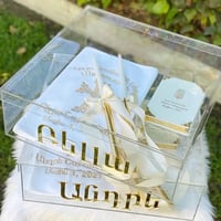 علب اكريلك سميكه مربعه