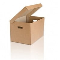 كراتين شحن بني