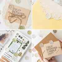 استيكر ختم شمعي لاصق