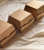 علب برجر كرتونيه سميكه بالكرتون