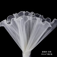 تغليف ورد قماش ابيض