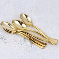 ملاعق ذهبيه صغيره