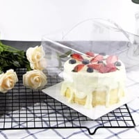 علب شفافه كب كيك