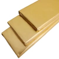 رول لف الشوكلاته قصدير ذهبي وجهبن