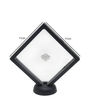 براويز حافظة شفافة 11*11 بقاعدة بعدة الوان