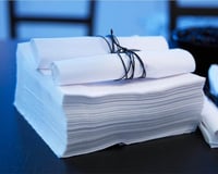 مناديل ابيض 28 *28 4000 منديل