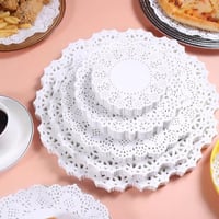 ورق الدانتيل دائري