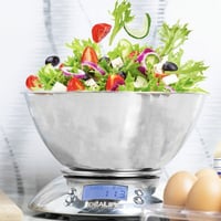 ميزان الإلكتروني بوعاء