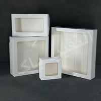 علب كيك مربعه ارتفاع منخفض