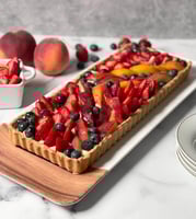 صينيه تارت مستطيل متحركه