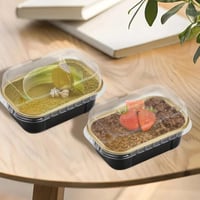 علب قصدير للحلا اسود