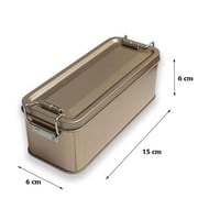 علب حديد معدن بمقبض كبس