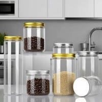 برطمان غطاء ذهبي مميز