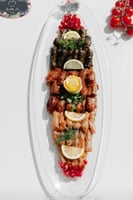 صواني تقديم مميزه شفافه