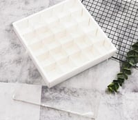 بوكسات مقسمه ابيض مقاسات