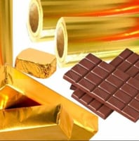 رول ورق شوكلاته نحاسي وجهين