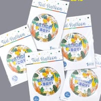 فقاعات البالون عيد ميلاد الصبي