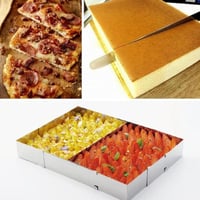 قاطع كيك مستطيل ومربع