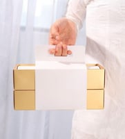 علبتين طولي مع كيس