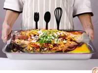 صينيه استيل عميقه