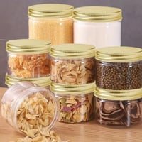 برطمان غطاء ذهبي مميز