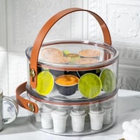 علب اكريلك بجلد