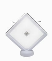 براويز حافظة شفافة 11*11 بقاعدة بعدة الوان