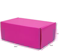 علب شحن مقاس 24*15*9.5 سم بعدة الوان