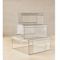 علب اكريلك سميكه مربعه