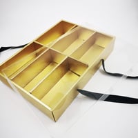 علب مقسمه غطاء شفاف