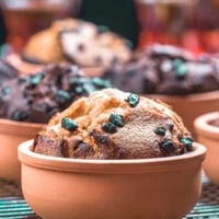 علب فخار مقاس 8*4 سم