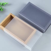 علب بغطاء شفاف