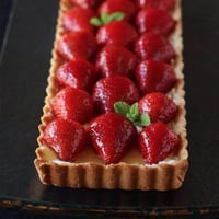 صينيه تارت مستطيل متحركه