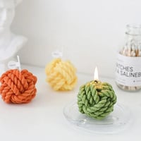 شموع غزل الصوف