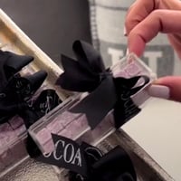 علب مستطيله للتوزيعات اكريلك