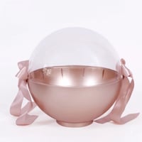 علب الاكريلك الدائريه