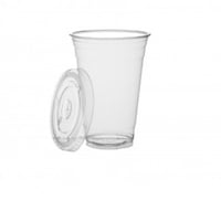 كاسات بلاستيك غطاء مسطح