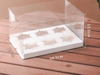 بوكس كب كيك شفافه