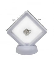 براويز حافظة شفافة 7*7 بقاعدة بعدة الوان