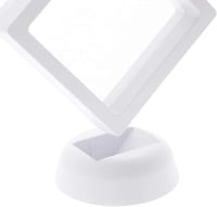 براويز حافظة شفافة 7*7 بقاعدة بعدة الوان