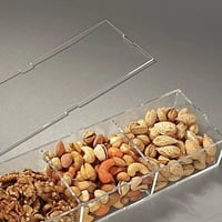 علب اكريلك شفاف مقسمه