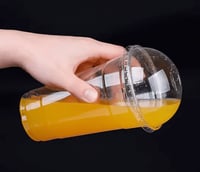 كاسات بلاستيك غطاء قبه