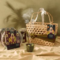 سلة نافع الرمضانية الفاخرة (عجوة + سكري + قهوة + م...