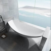 بانيو ديكور معلق ابيض فيركو مقاس VERCO 200X85 cm