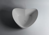 بانيو ديكور ابيض فيركو مقاس VERCO 180X130 cm